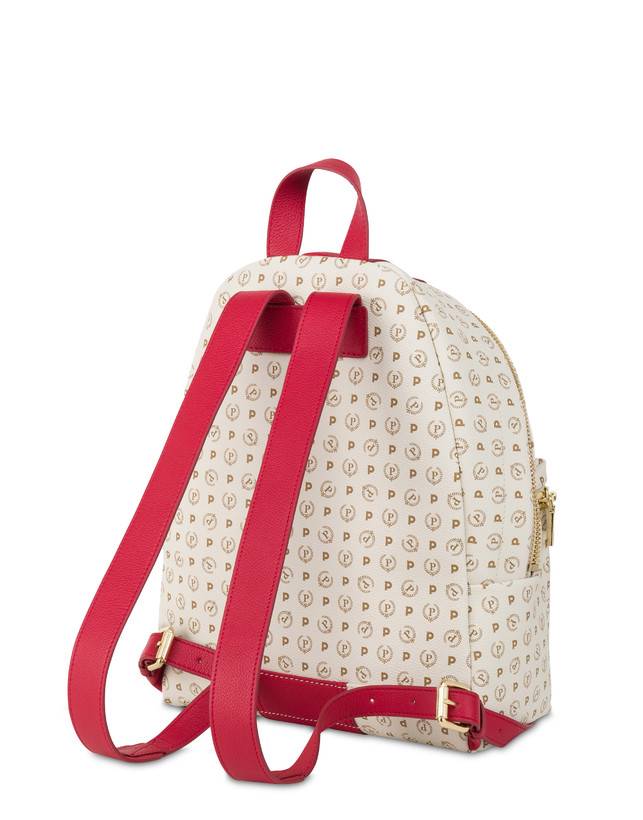 Pollini Zaino Heritage 70th Anniversary Avorio/rosso Qualità Garantita