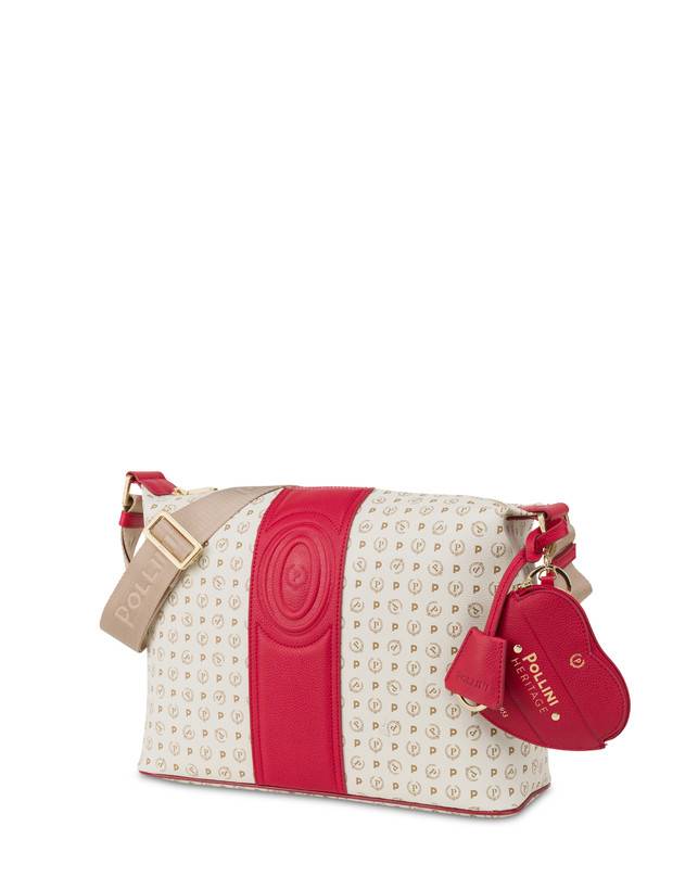 Pollini Borsa A Spalla Heritage 70th Anniversary Avorio/rosso Negozi Online