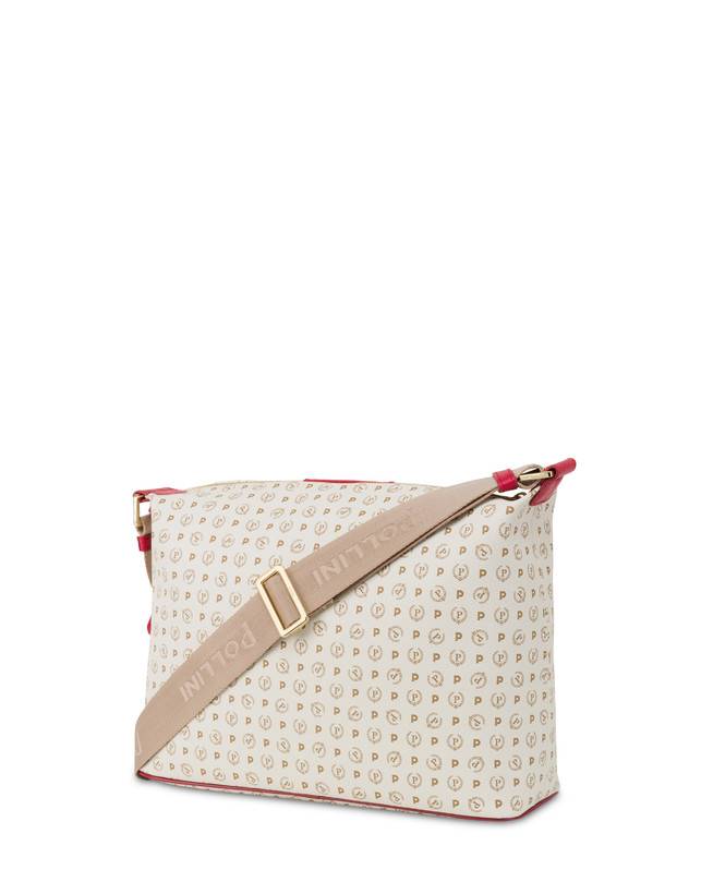 Pollini Borsa A Spalla Heritage 70th Anniversary Avorio/rosso Negozi Online
