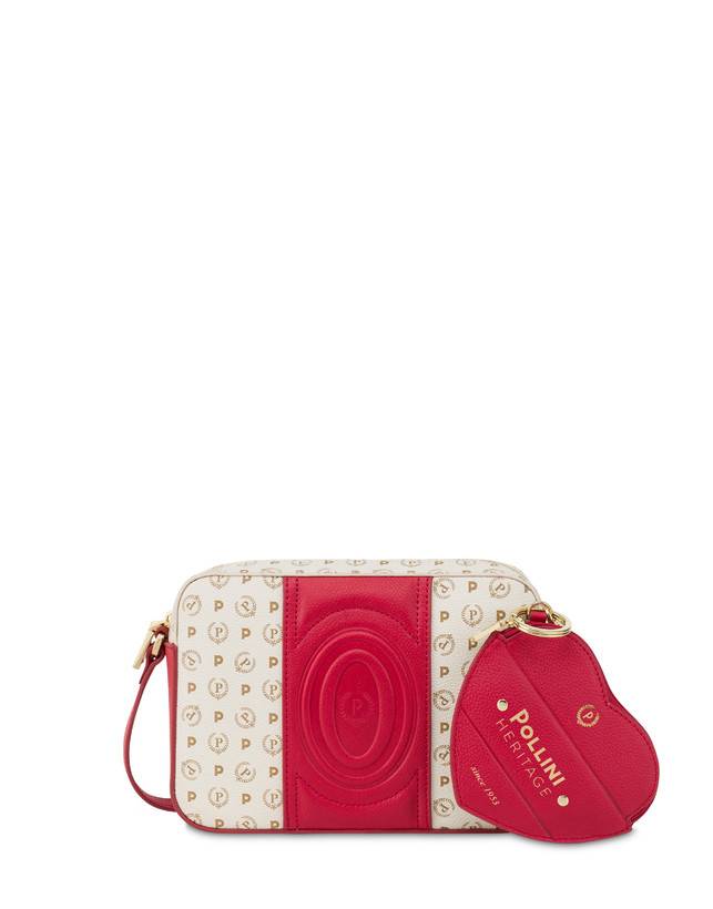 Pollini Borsa A Tracolla Heritage 70th Anniversary Avorio/rosso Acquista Ora
