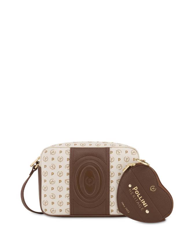 Pollini Borsa A Tracolla Heritage 70th Anniversary Avorio/marrone Fino Al -60%