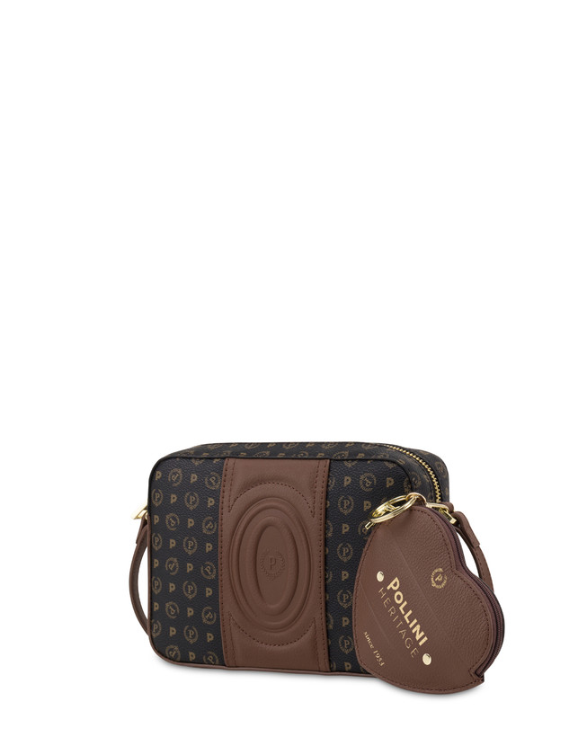 Pollini Borsa A Tracolla Heritage 70th Anniversary Nero/marrone Affare Del Giorno