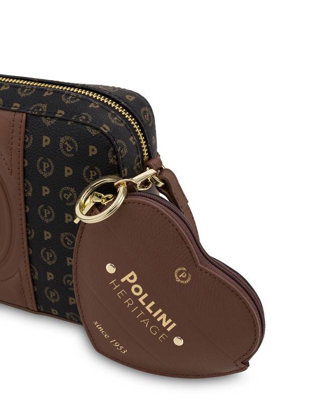 Pollini Borsa A Tracolla Heritage 70th Anniversary Nero/marrone Affare Del Giorno