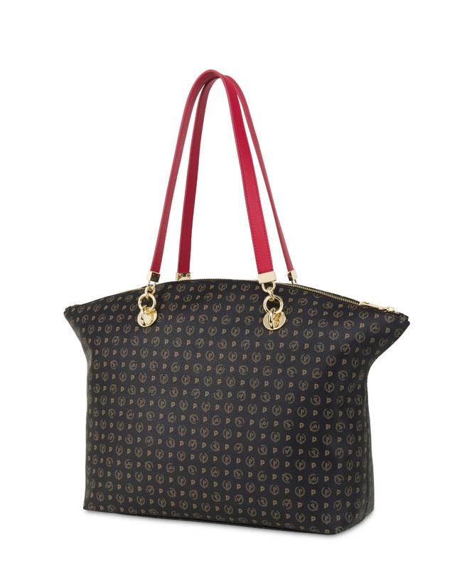 Pollini Tote Bag Heritage 70th Anniversary Nero/rosso Prezzo Ridotto