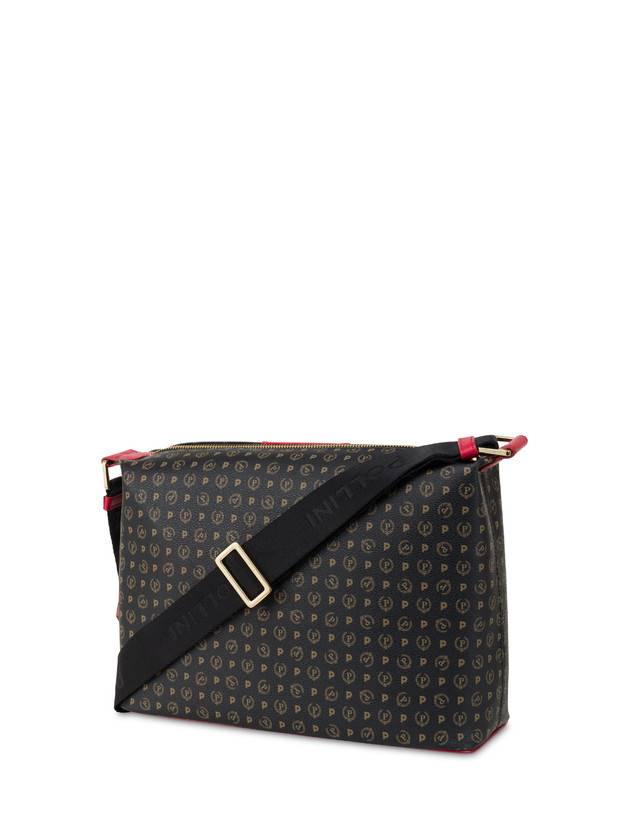 Pollini Borsa A Spalla Heritage 70th Anniversary Nero/rosso Sottocosto
