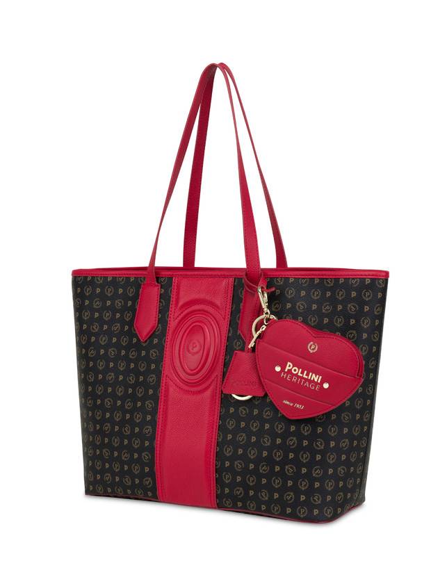 Pollini Shopping Bag Heritage 70th Anniversary Nero/rosso Convenienza