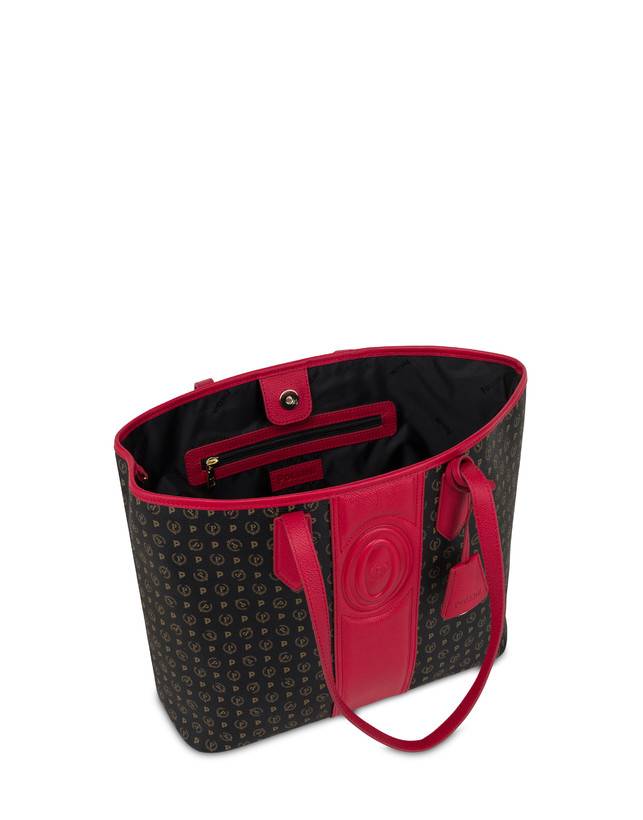 Pollini Shopping Bag Heritage 70th Anniversary Nero/rosso Convenienza