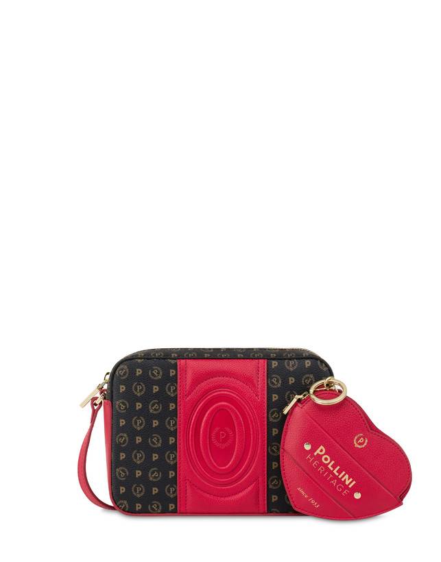 Pollini Borsa A Tracolla Heritage 70th Anniversary Nero/rosso Novità