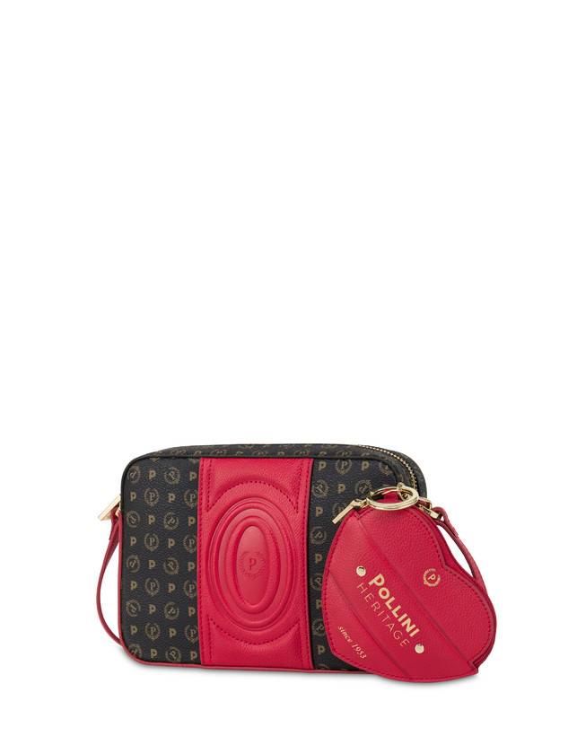 Pollini Borsa A Tracolla Heritage 70th Anniversary Nero/rosso Novità
