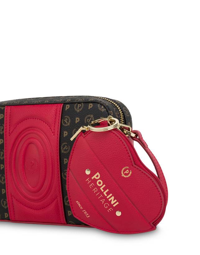 Pollini Borsa A Tracolla Heritage 70th Anniversary Nero/rosso Novità