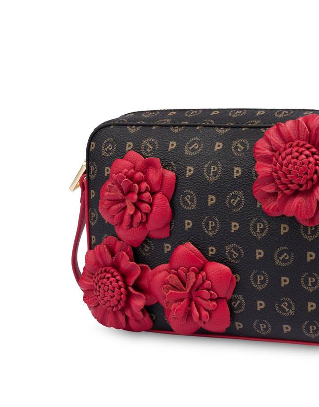 Pollini Camera Bag Piccola Heritage Flowers Nero/rosso Presa