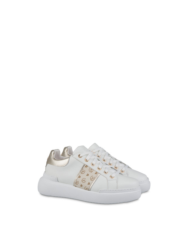 Pollini Sneaker Avorio/platino/bianco Vendite Flash