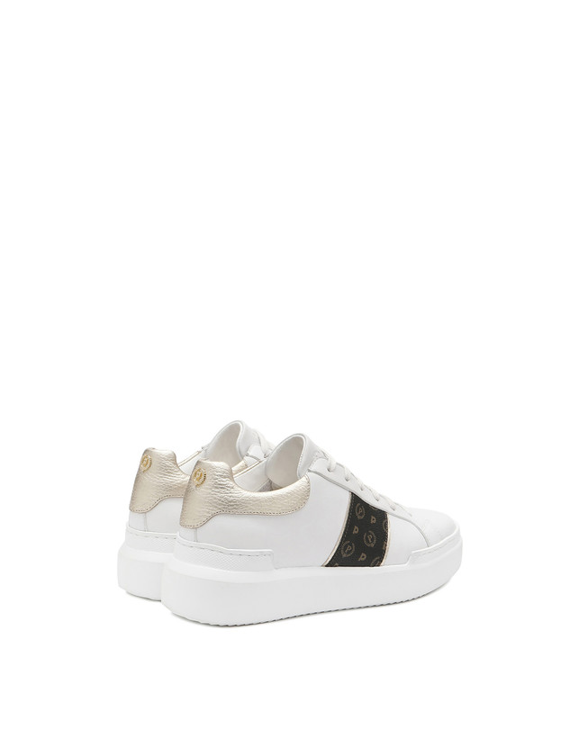 Pollini Sneaker Nero/platino/bianco In Saldo