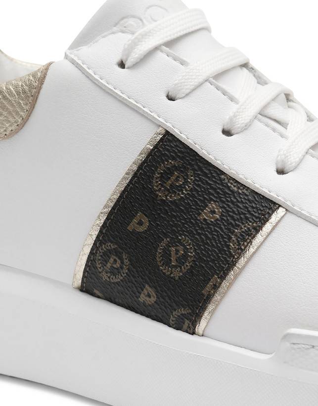 Pollini Sneaker Nero/platino/bianco In Saldo