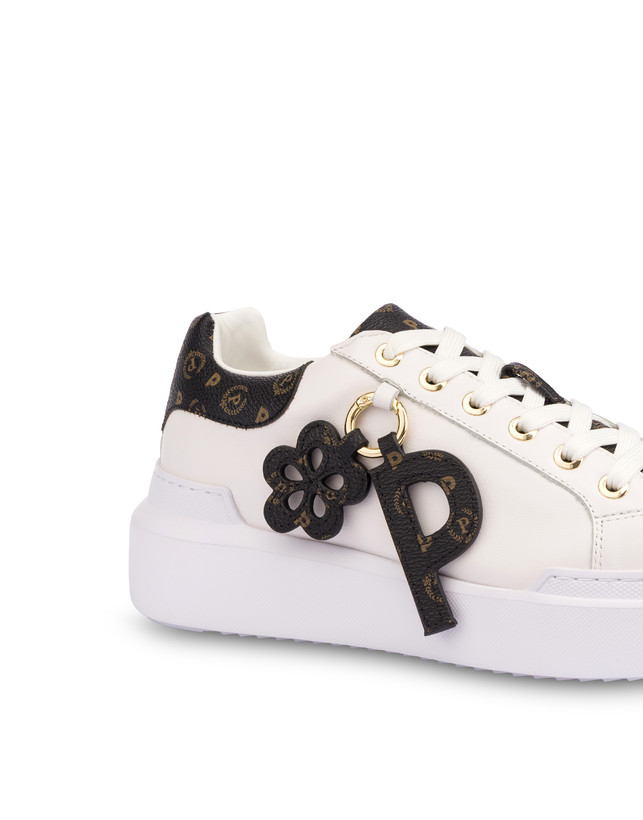 Pollini Sneakers Con Charm Heritage Carry Nero Nuova