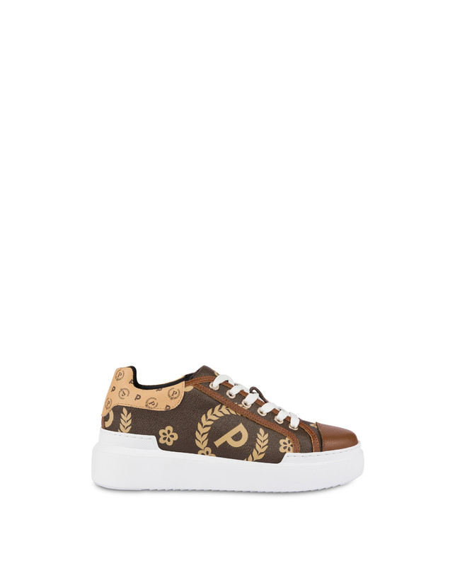 Pollini Sneakers Maxi Heritage Day Sì! Crema/marrone/marrone Nuovo