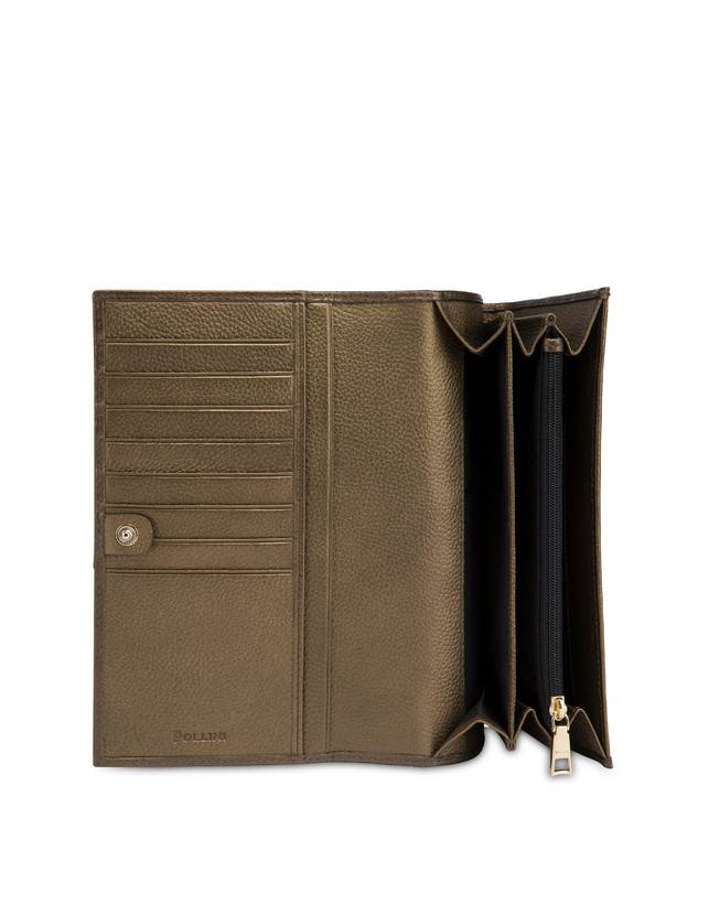 Pollini Portafoglio Special Heritage Avorio/nero/bronzo Negozi Online