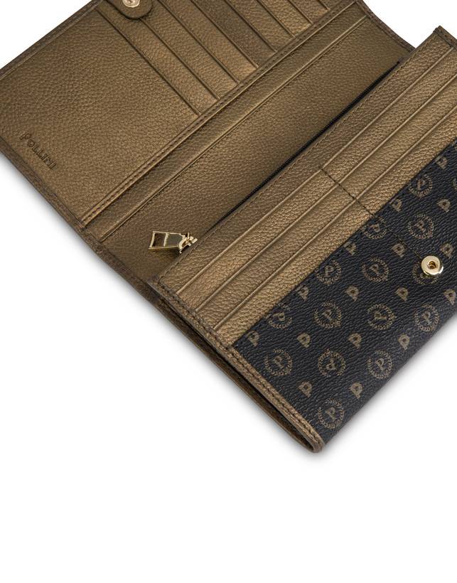 Pollini Portafoglio Special Heritage Avorio/nero/bronzo Negozi Online