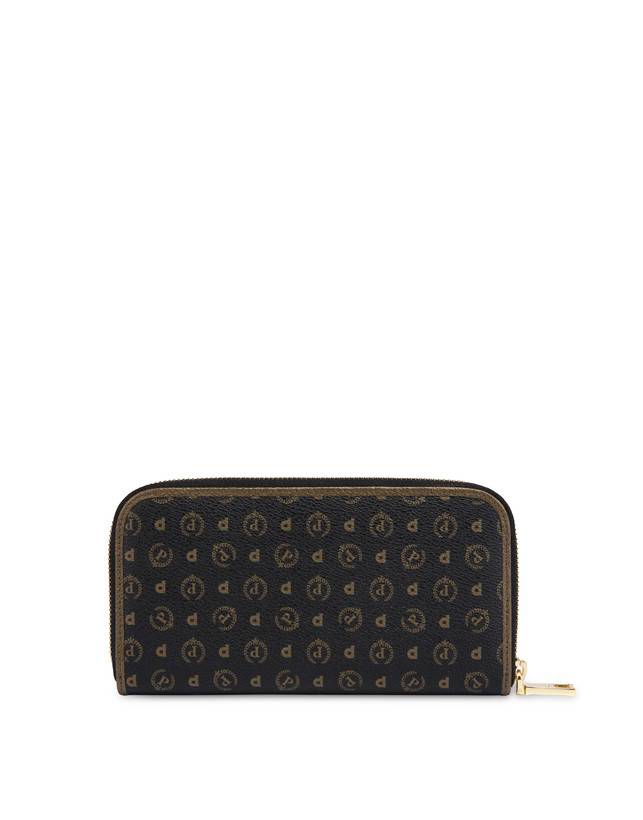 Pollini Portafoglio Con Zip Special Heritage. Avorio/nero/bronzo Promozione Limitata