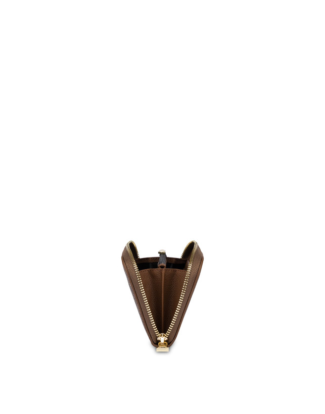 Pollini Portafoglio Zip Around Heritage Logo Classic Multicolor/marrone Affare Del Giorno