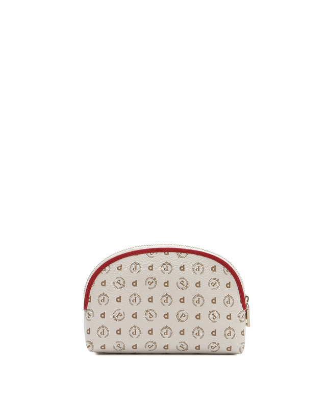 Pollini Pouch Heritage Logo Classic Avorio/lacca Sconto