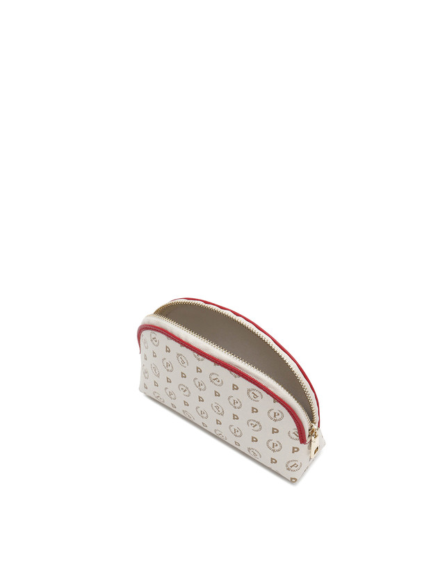 Pollini Pouch Heritage Logo Classic Avorio/lacca Sconto