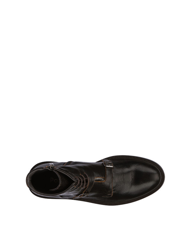 Pollini Stivaletti In Capra 1920 T.moro Offerte