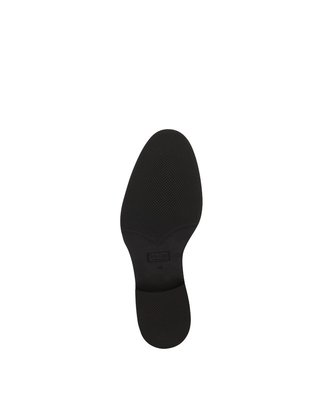 Pollini Beatles In Vitello Liscio Gentlemen's Club Nero Saldi Di Fabbrica