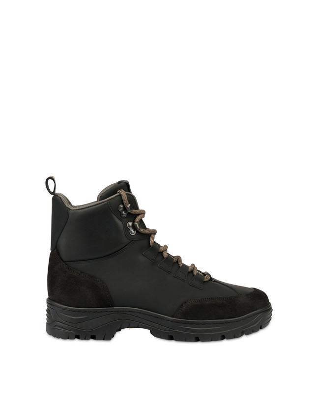 Pollini Pedule Mid In Vitello Ice Cracker Nero/nero/nero I Più Venduti