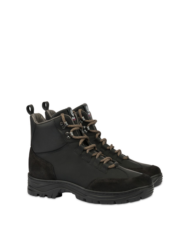 Pollini Pedule Mid In Vitello Ice Cracker Nero/nero/nero I Più Venduti