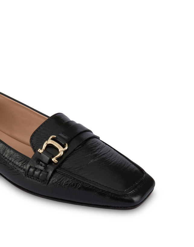 Pollini Mocassini In Naplak Uptown Nero Shopping online