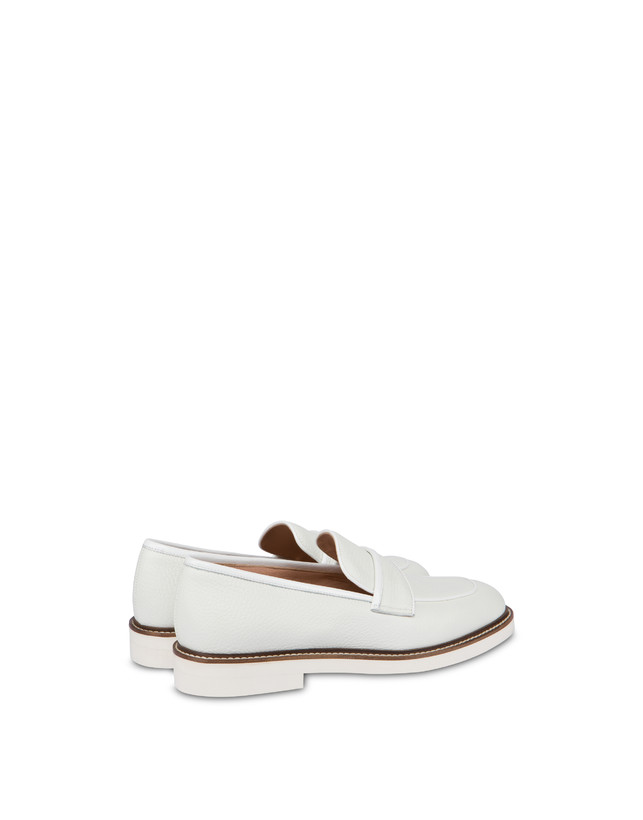 Pollini Mocassini In Vitello Mannish Bianco/bianco Vendite stagionali