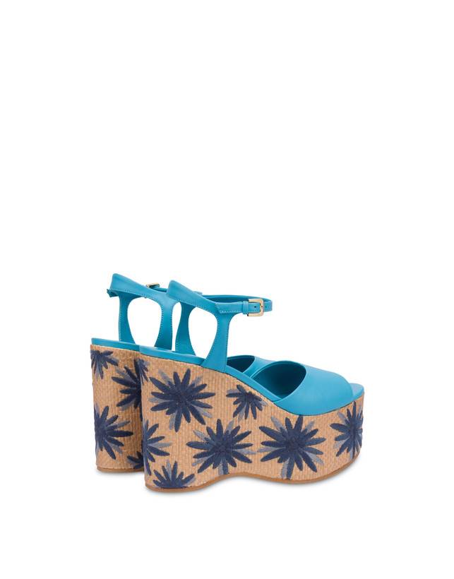 Pollini Sandali Con Zeppa Ricamata Desert Rose Pool/naturale Smaltimento dello stoccaggio