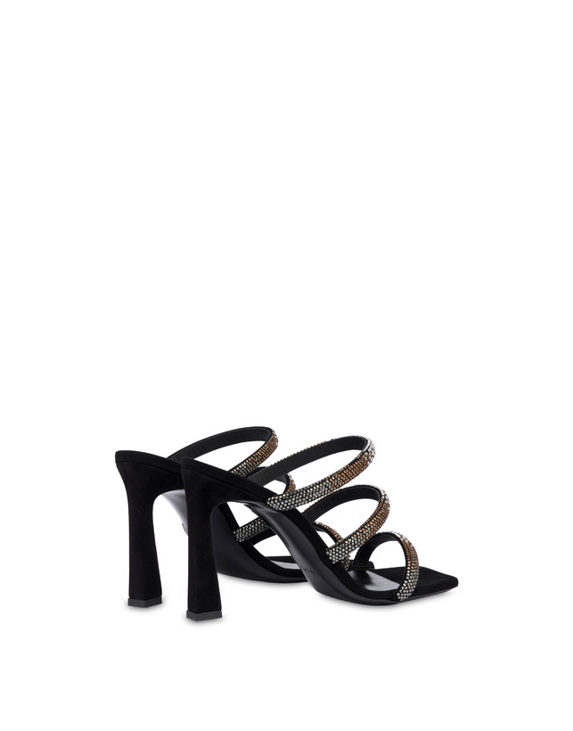 Pollini Mules Con Tacco Bling Bling Nero Lightning offer