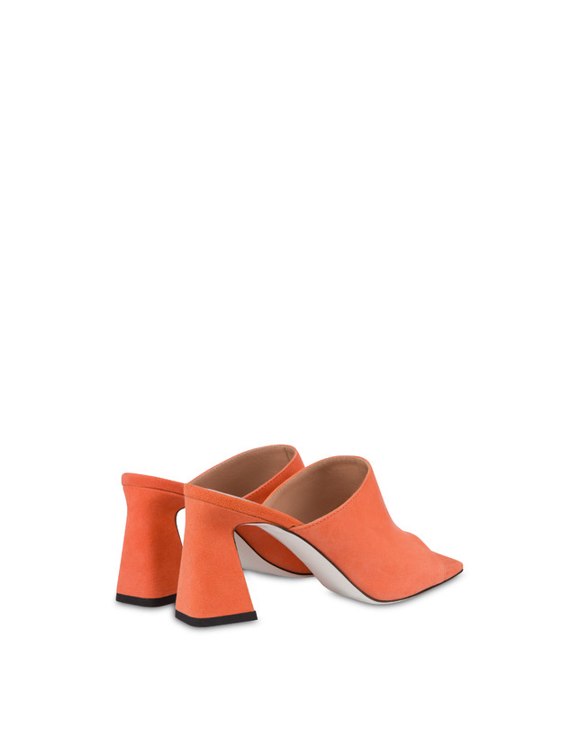 Pollini Mules Con Tacco In Camoscio Nina Coral Offerte stagionali