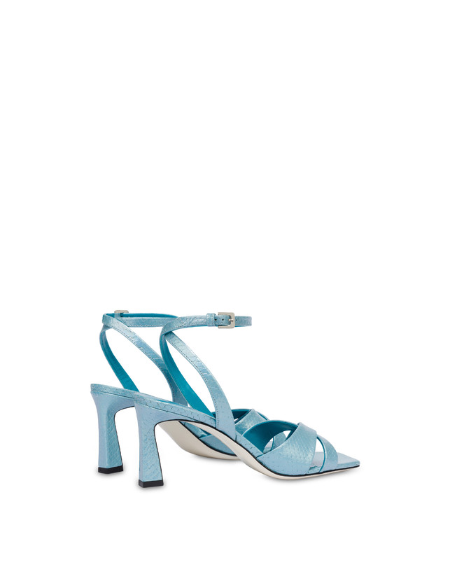 Pollini Sandali Con Stampa Pitone Iridescente Cote D'azur Pool Promozione temporanea