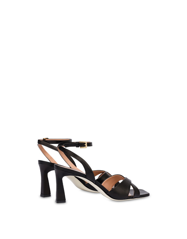 Pollini Sandali In Nappa Cote D'azur Nero Fino al 50% di sconto