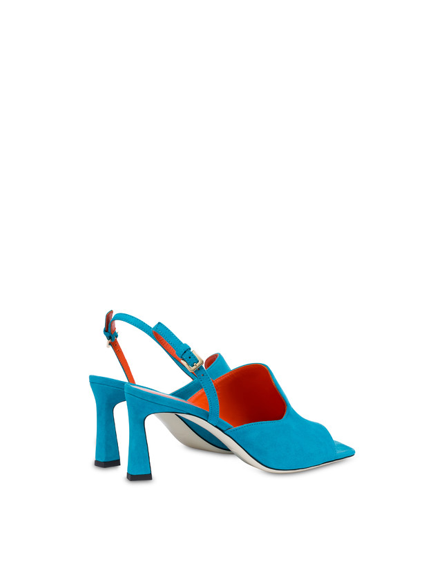 Pollini Mules Slingback In Camoscio Wave Pool Solo un giorno rimasto