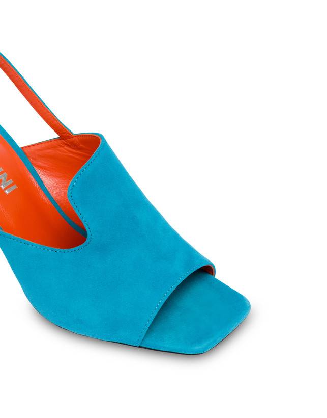 Pollini Mules Slingback In Camoscio Wave Pool Solo un giorno rimasto