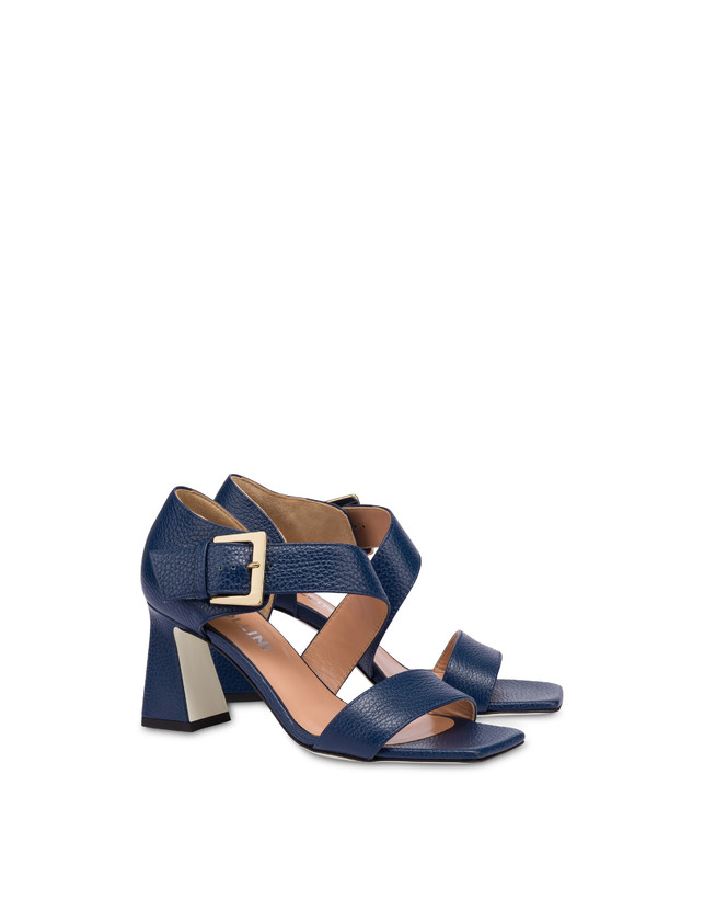 Pollini Sandali In Vitello Con Fibbia Ethos Navy Trasporto libero internazionale