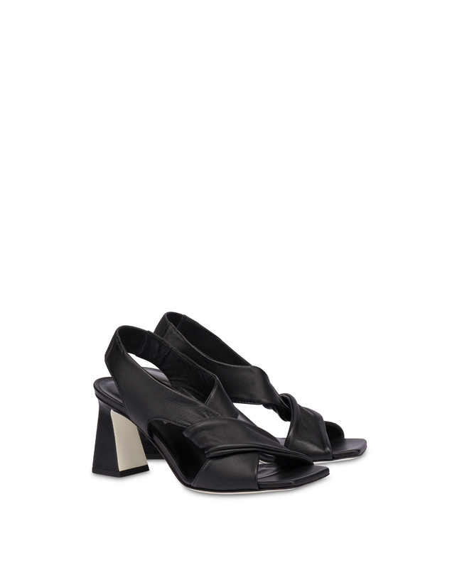 Pollini Sandali In Nappa Oasis Nero Sconti questo mese