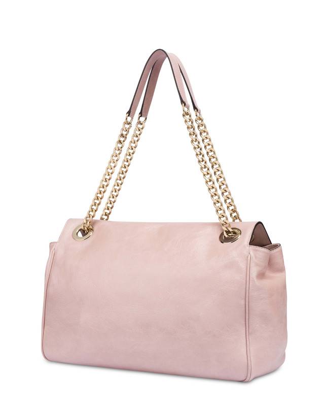 Pollini Borsa A Spalla Medium Softness Cipria In Saldo