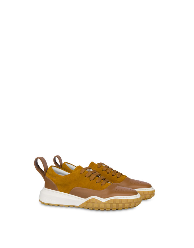 Pollini Sneakers In Crosta E Vitello Runabout Sconto di tempo limitato