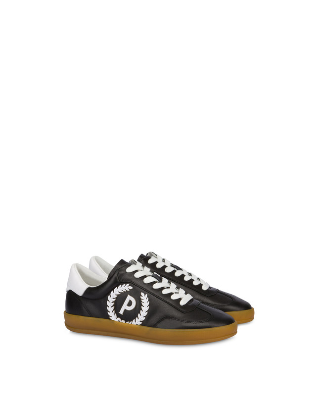 Pollini Sneakers In Pelle Venus Nero Offerta speciale