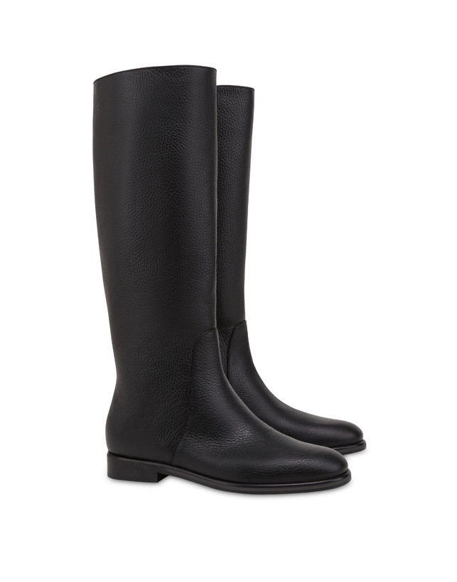 Pollini Stivale Flat In Vitello Core Grande vendita