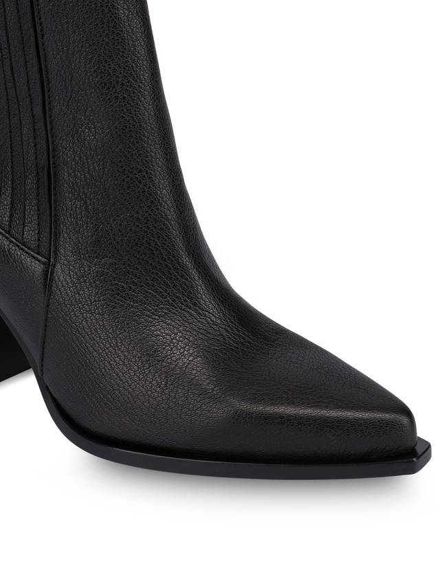 Pollini Stivaletti In Capra Madras Texas Flair Nero Offerta San Valentino