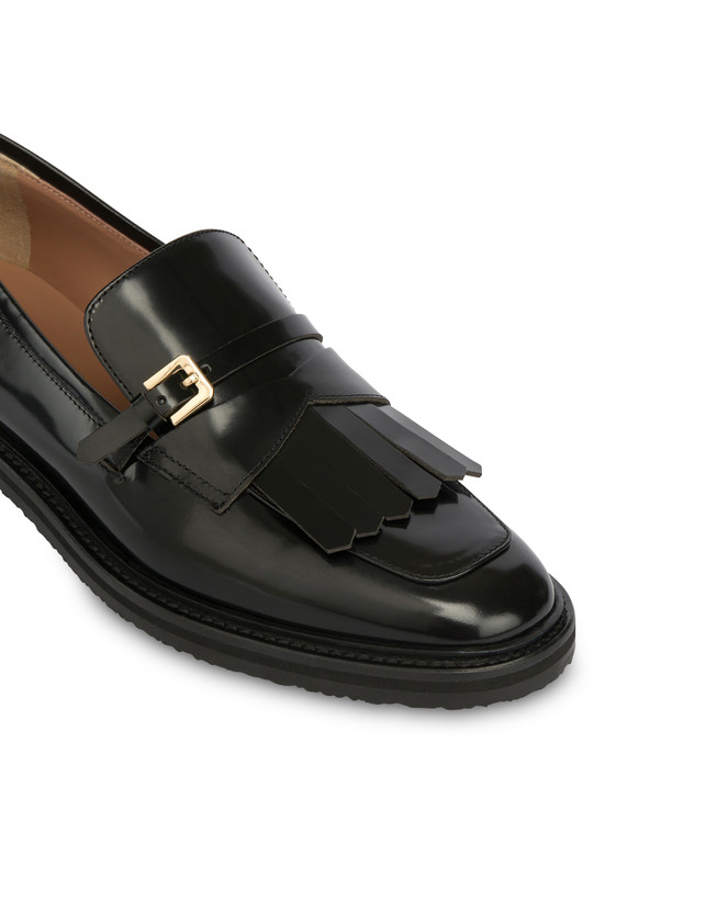 Pollini Mocassini In Vitello Abrasivato Camber Sand Nero Grandi sconti