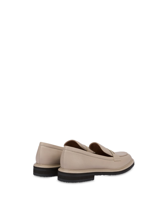 Pollini Mocassini In Vitello Artisan Touch Sabbia/sabbia Offerte stagionali