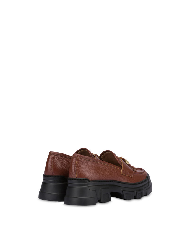 Pollini Mocassini In Vitello Stampa Alce Lady Brave Legno Comprane uno, ottenene uno gratis