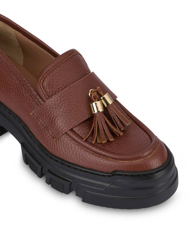 Pollini Mocassini In Vitello Stampa Alce Lady Brave Legno Comprane uno, ottenene uno gratis
